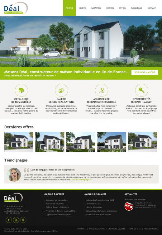 Realisation site maisons deal 2 0