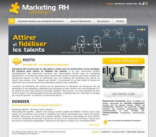 Site internet marketing rh